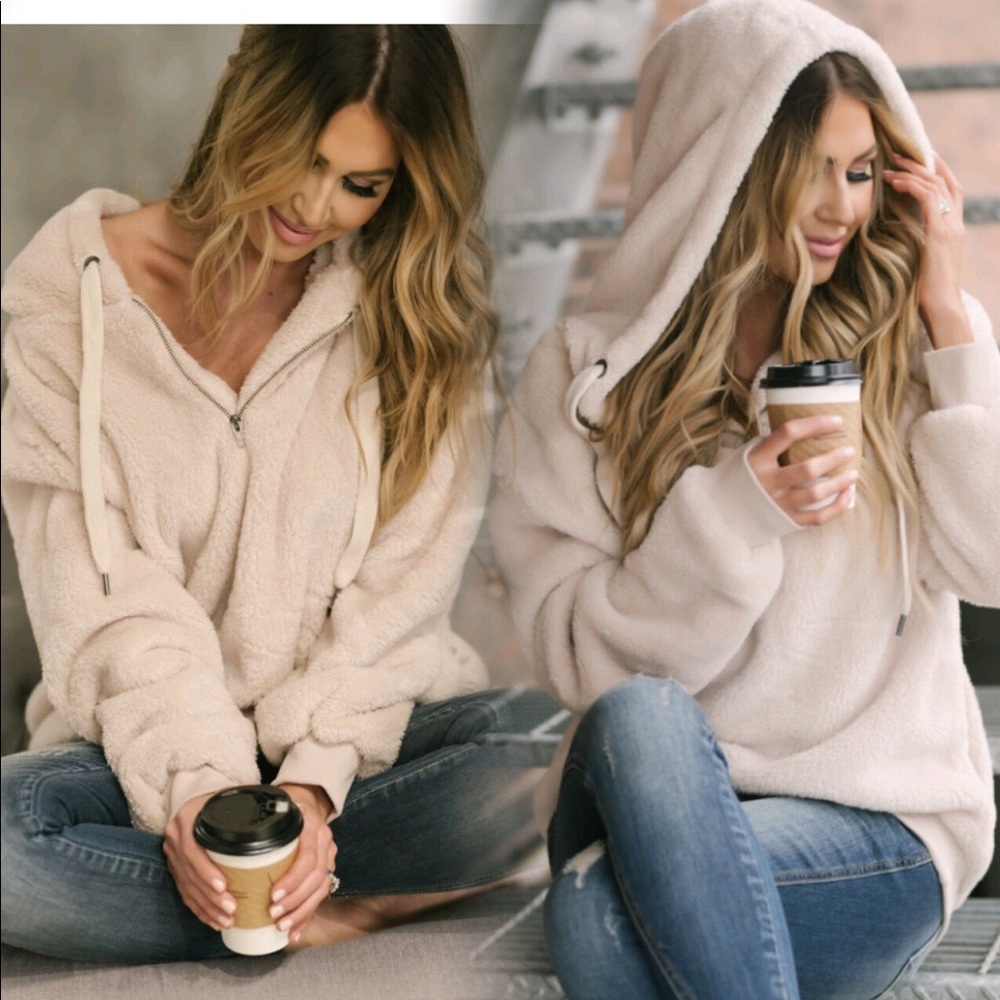 Last S/M! New Ultra Cozy Pullover Hoodie w Pockets - Picture 3 of 8
